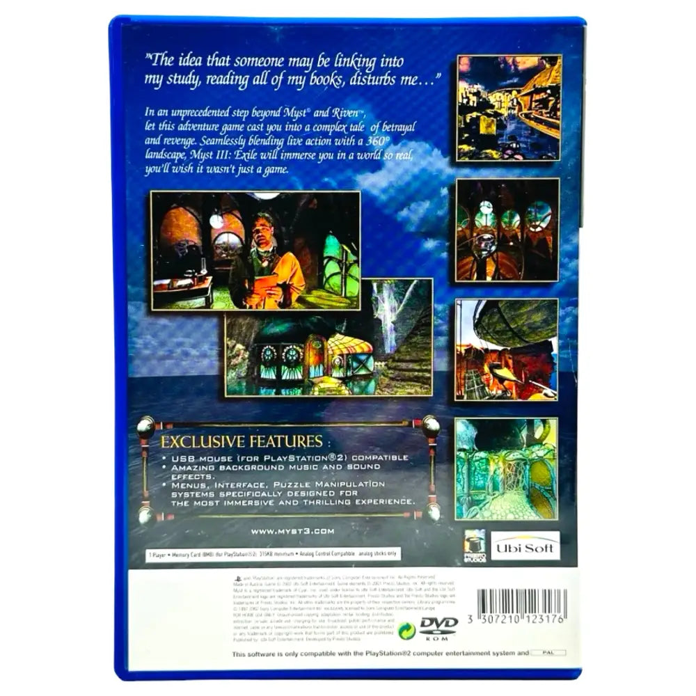 Myst 3 Exile - PlayStation 2 (PS2) Spill
