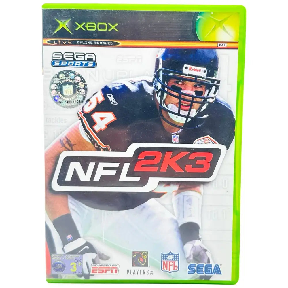 NFL 2K3 - Xbox spill - Spill