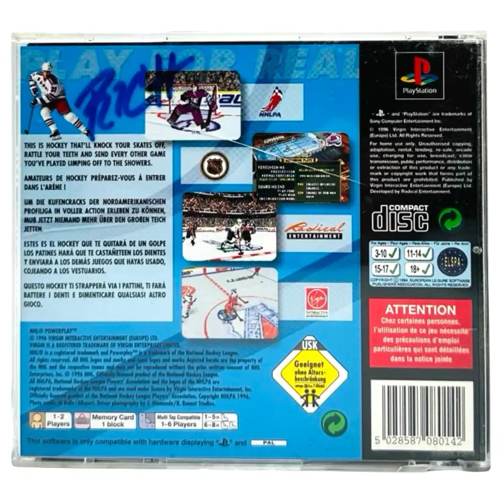 NHL Powerplay - PlayStation 1 (PS1) Spill