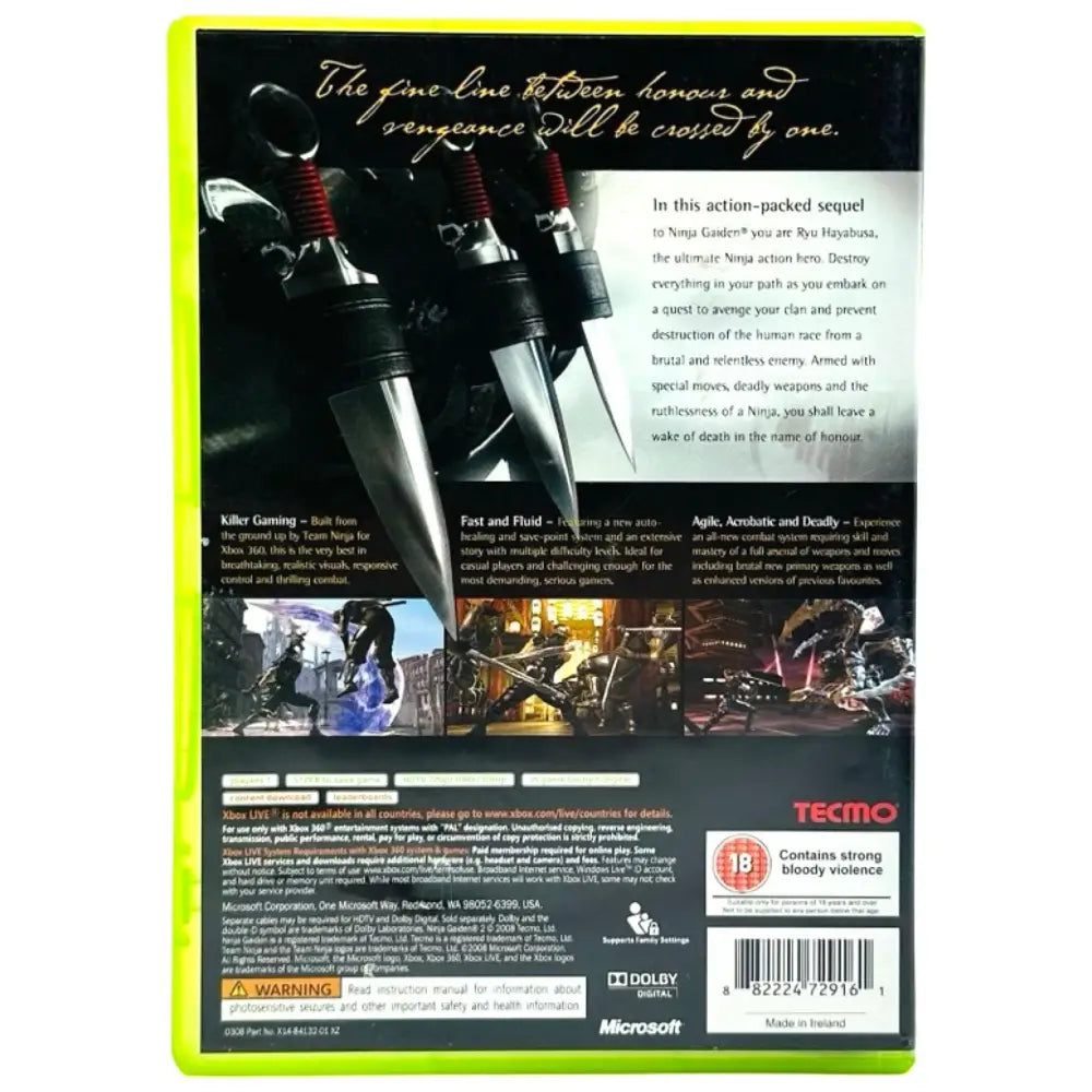 Ninja Gaiden II - Xbox 360 Spill - Spill