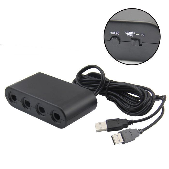 GameCube Kontroller Adapter for Wii U/PC/Nintendo Switch - RetroGaming.No