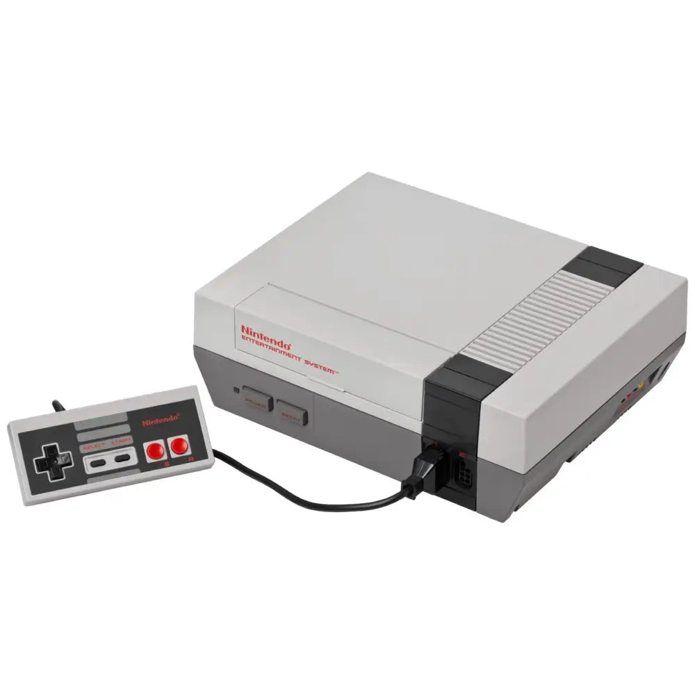 Nintendo NES 8-bit Konsoll pakke m/ Original Kontroller - Konsoll