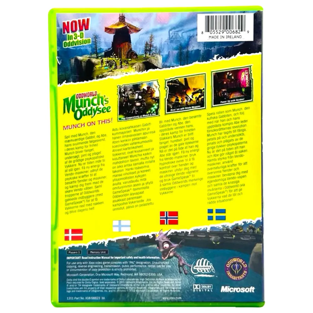 Oddworld Munch’s Oddysee - Xbox spill - Spill