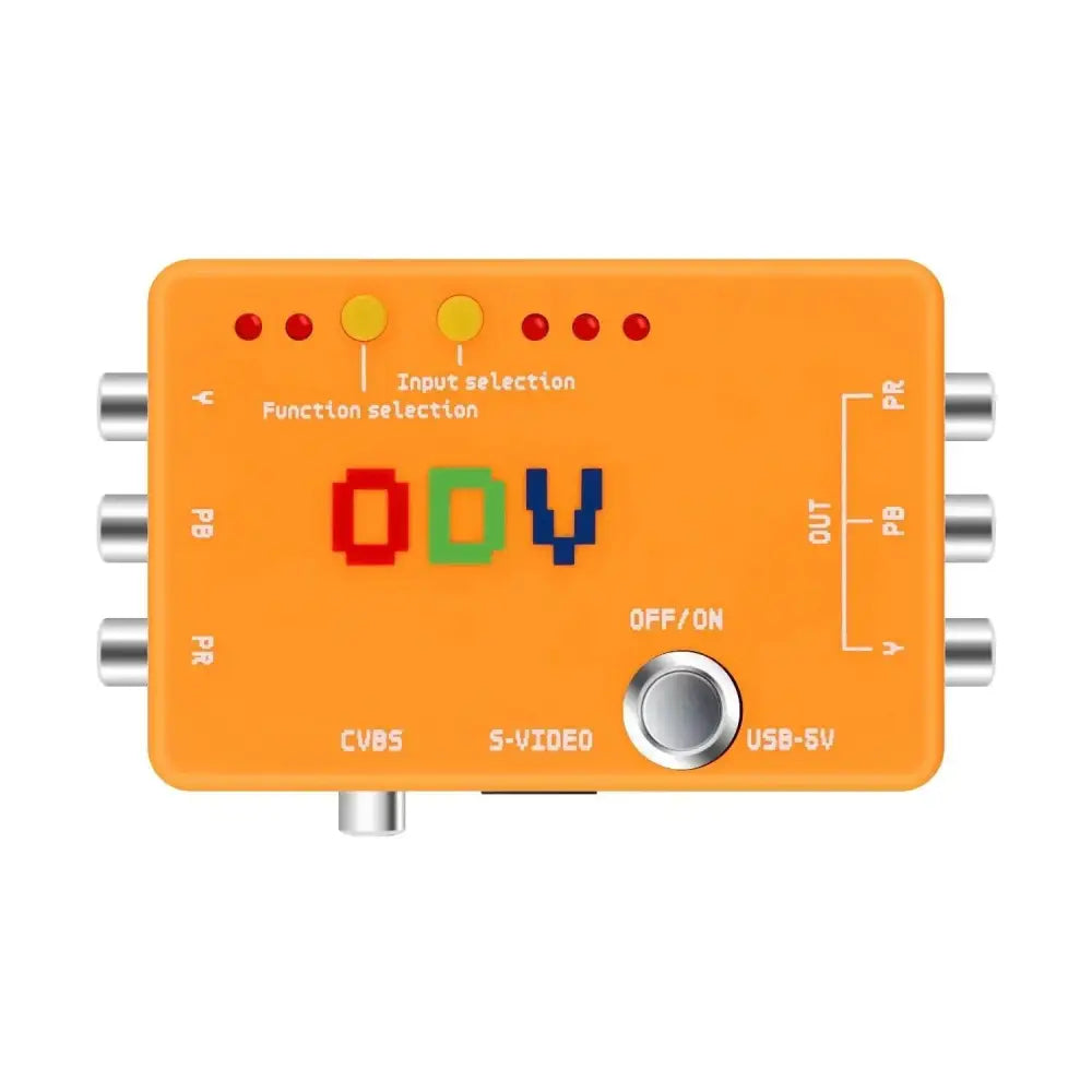 ODV-II Component/CVBS/Kompositt/S-Video til Component/YPbPr Konverter - RetroGaming.No