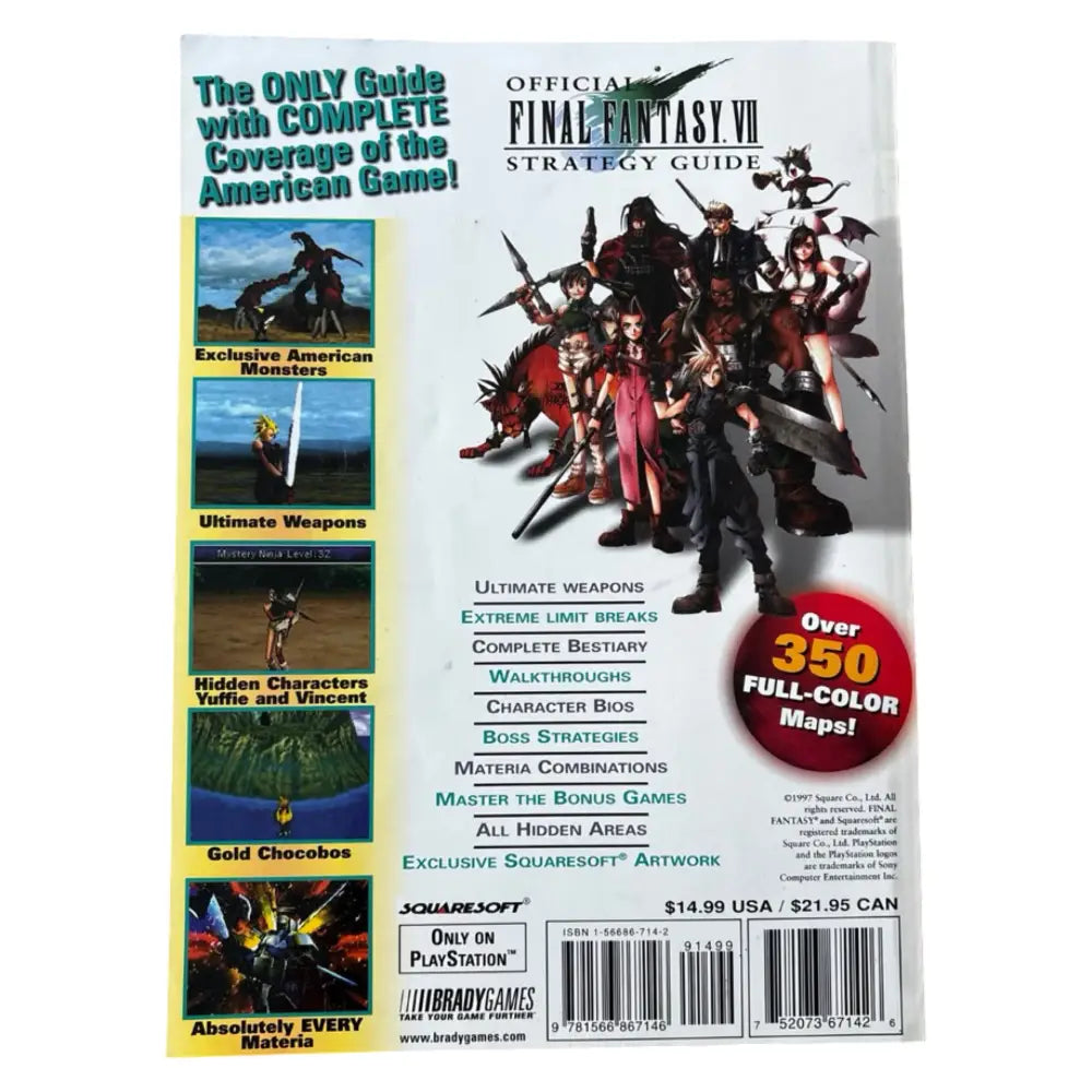 Official Final Fantasy VII Strategy Guide – PlayStation Guidebok