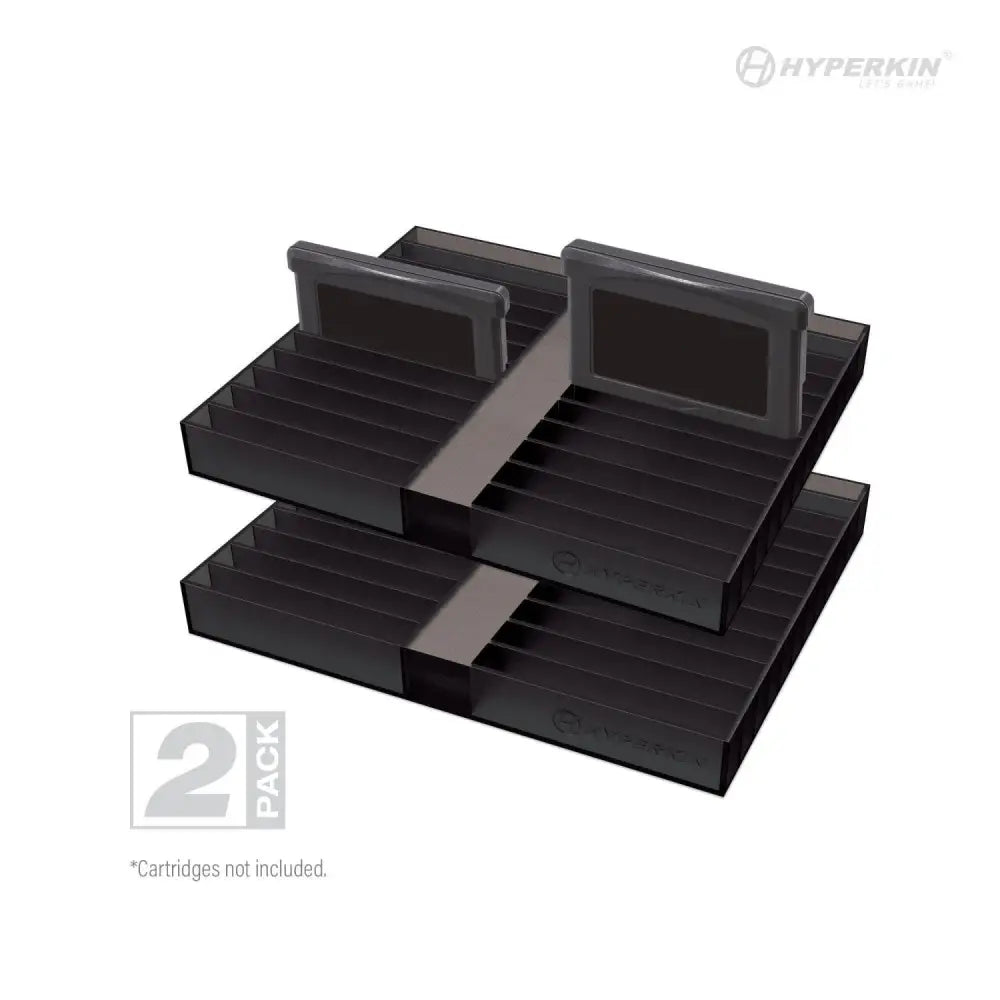 Oppbevaringsstativ for 24x GB / GBC /GBA kassetter ( 2-pk) - Hyperkin - RetroGaming.no