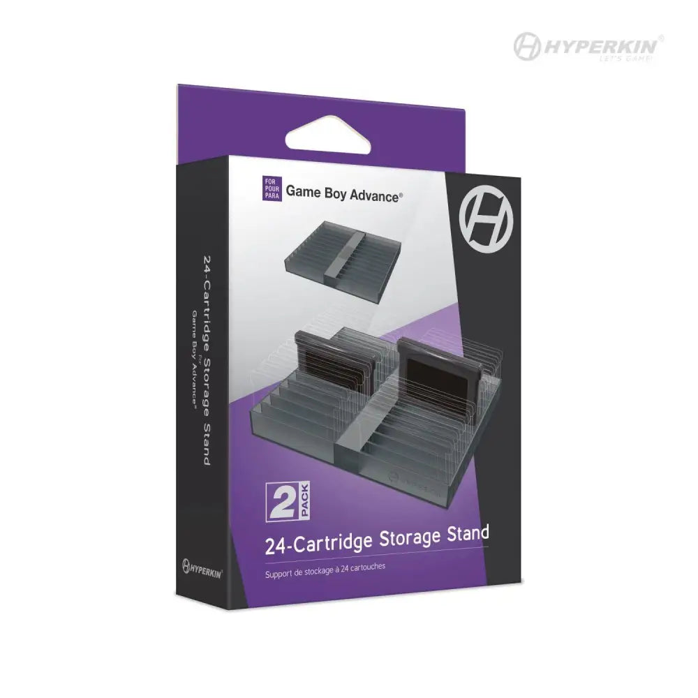 Oppbevaringsstativ for 24x GB / GBC /GBA kassetter ( 2-pk) - Hyperkin - RetroGaming.no