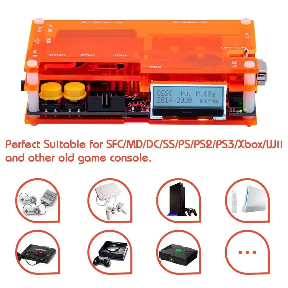OSSC Open Source Scan Converter - SCART/RGB, Component og VGA til HDMI - RetroGaming.No