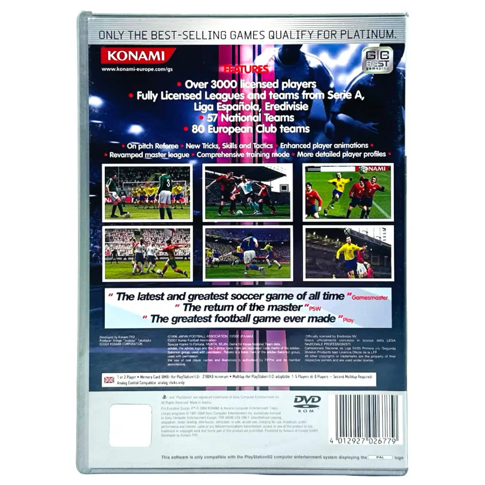 Pro Evolution Soccer 4 - PlayStation 2 (PS2) Spill