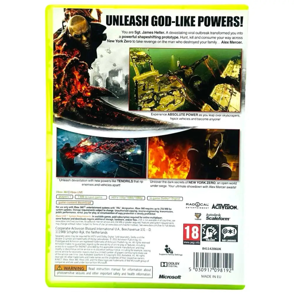 Prototype 2 - Xbox 360 Spill - Spill