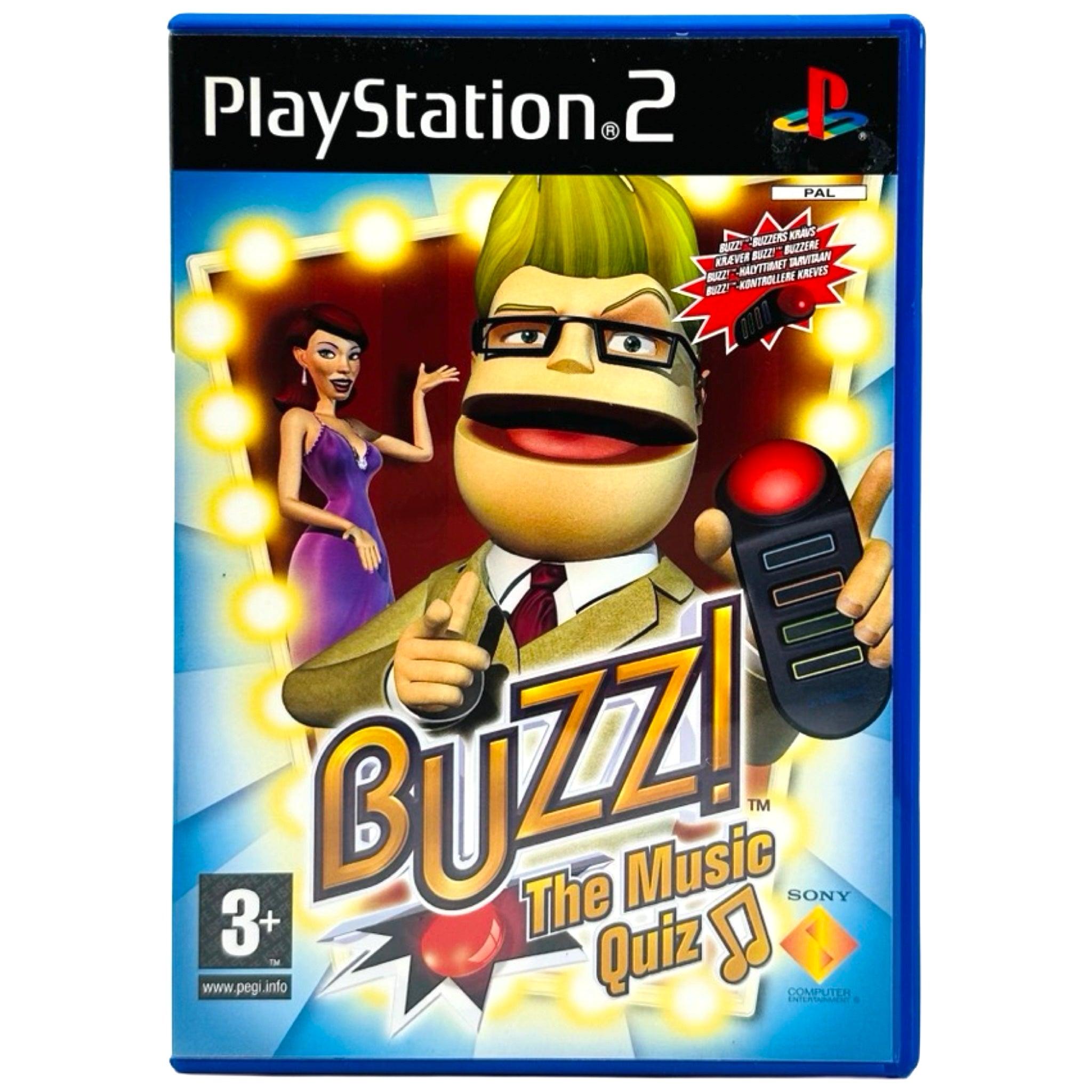 PS2: Buzz The Music Quiz - RetroGaming.no