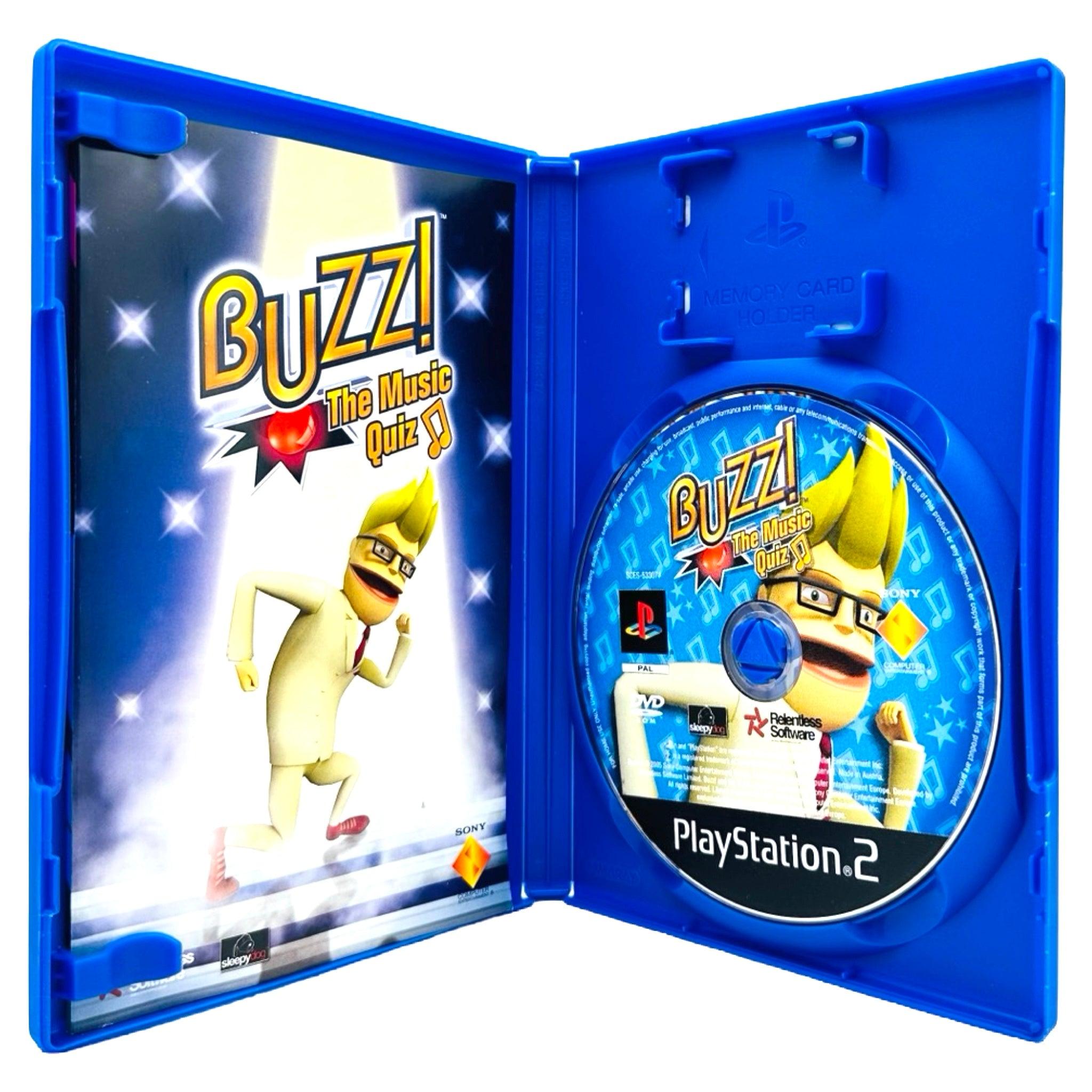 PS2: Buzz The Music Quiz - RetroGaming.no