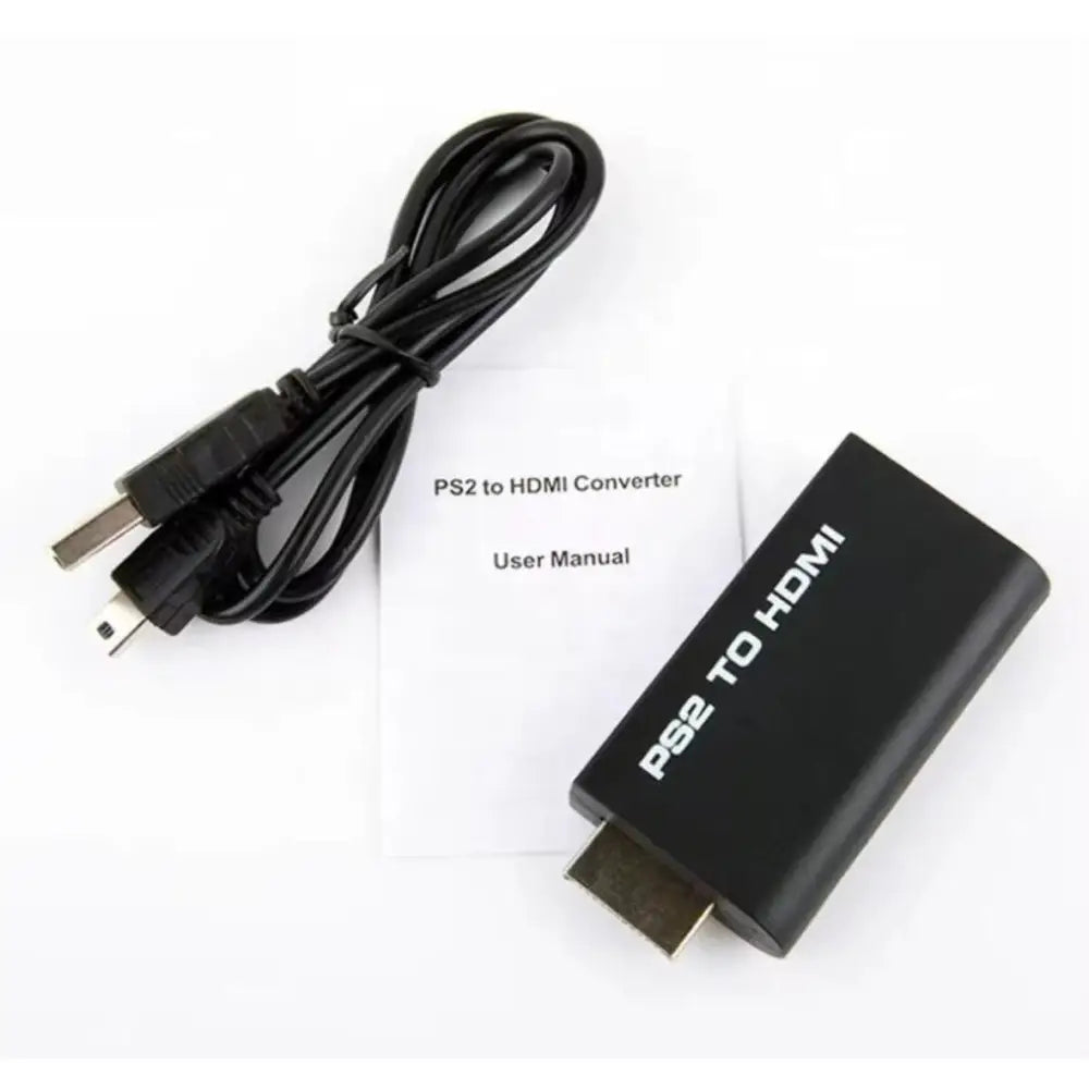 PS2 til HDMI Konverter Adapter - Konverter