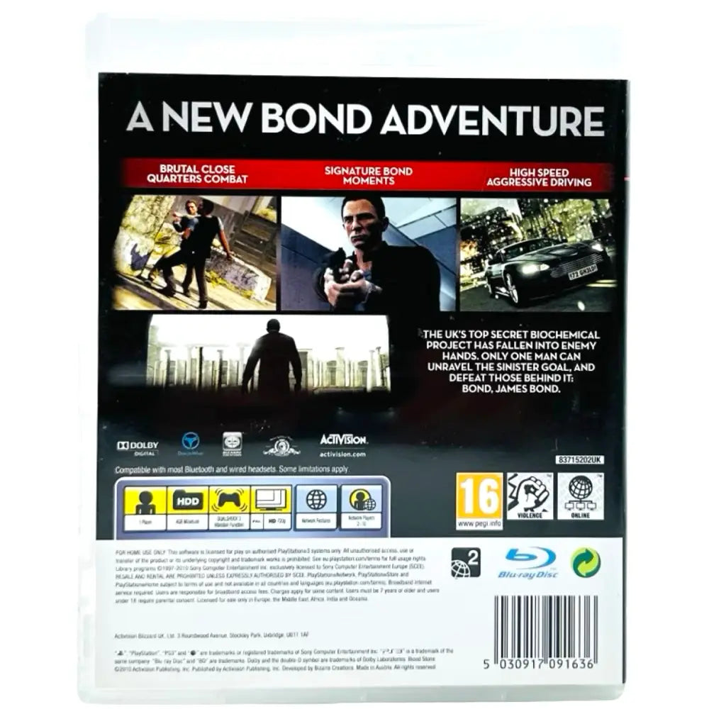 PS3: 007 Blood Stone - Spill