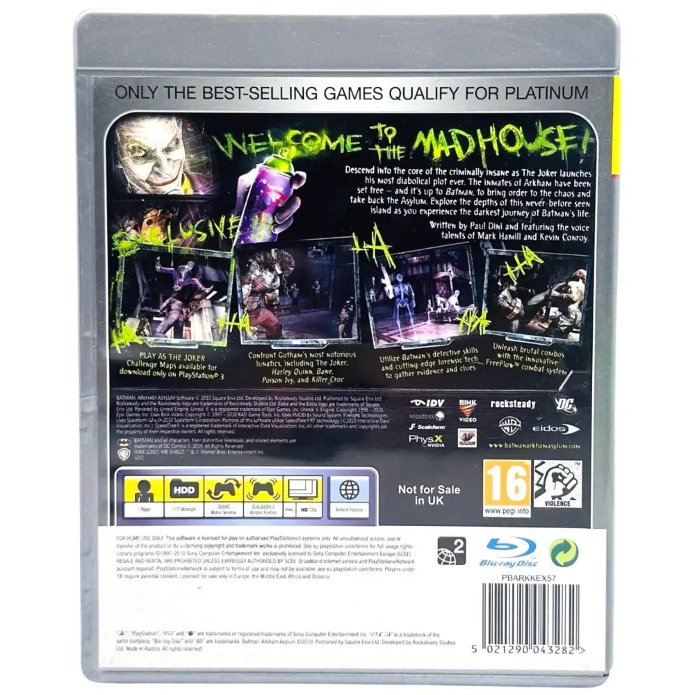 PS3: Batman: Arkham Asylum - RetroGaming.no
