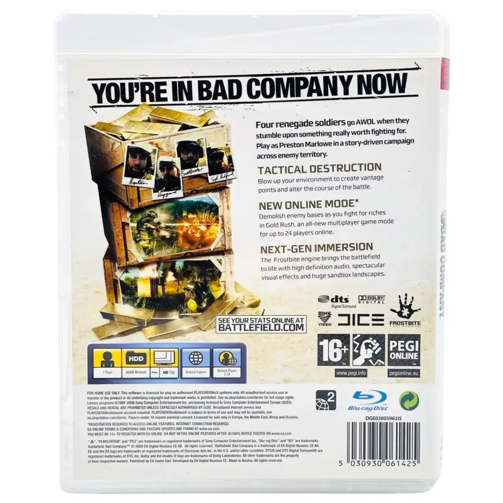PS3: Battlefield: Bad Company - RetroGaming.no
