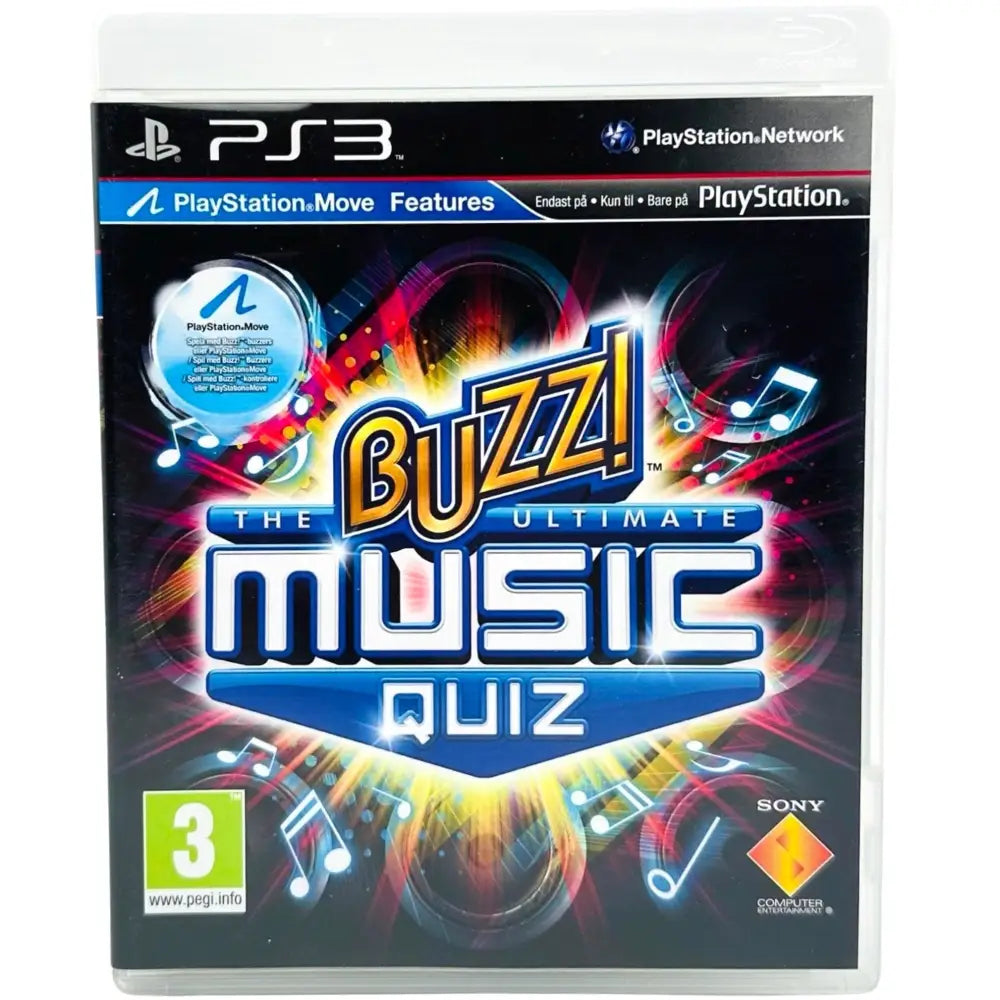 PS3: Buzz!: The Ultimate Music Quiz - RetroGaming.no