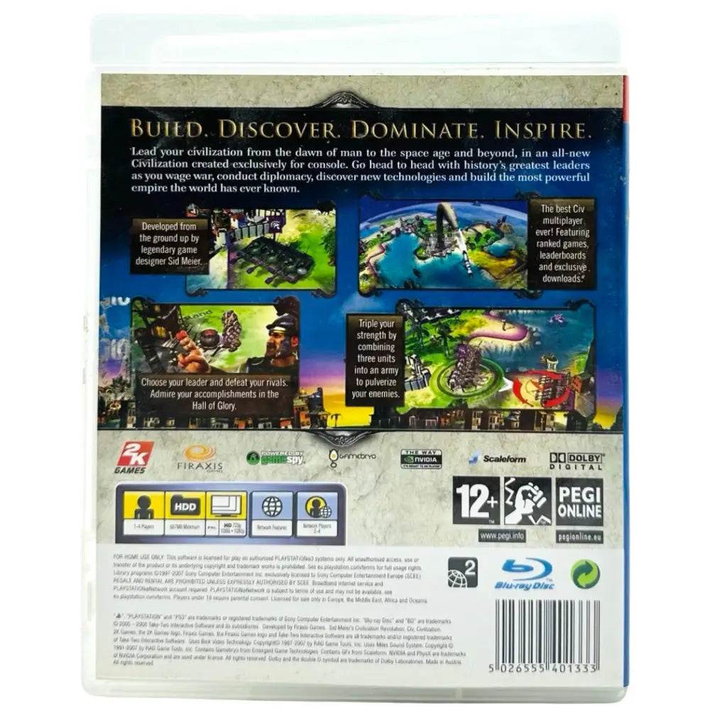 PS3: Civilization Revolution - Spill