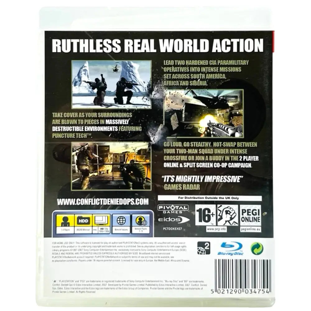 PS3: Conflict: Denied Ops - Spill