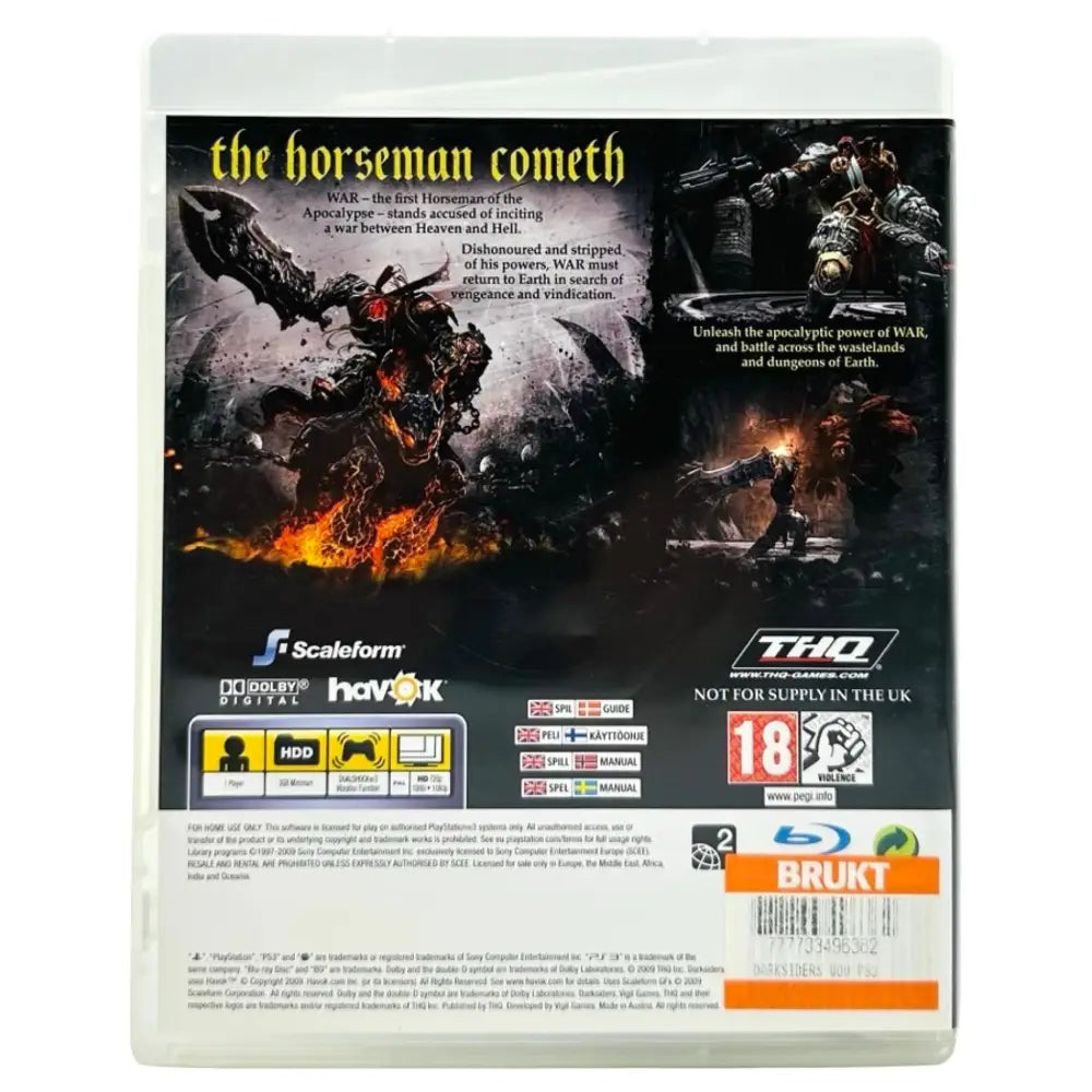 Darksiders - PlayStation 3 (PS3) Spill