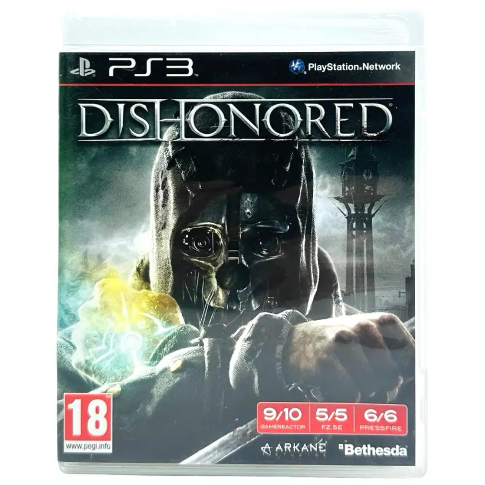 PS3: Dishonored - Cover - Manual - Spill/Disk / Standard - Spill