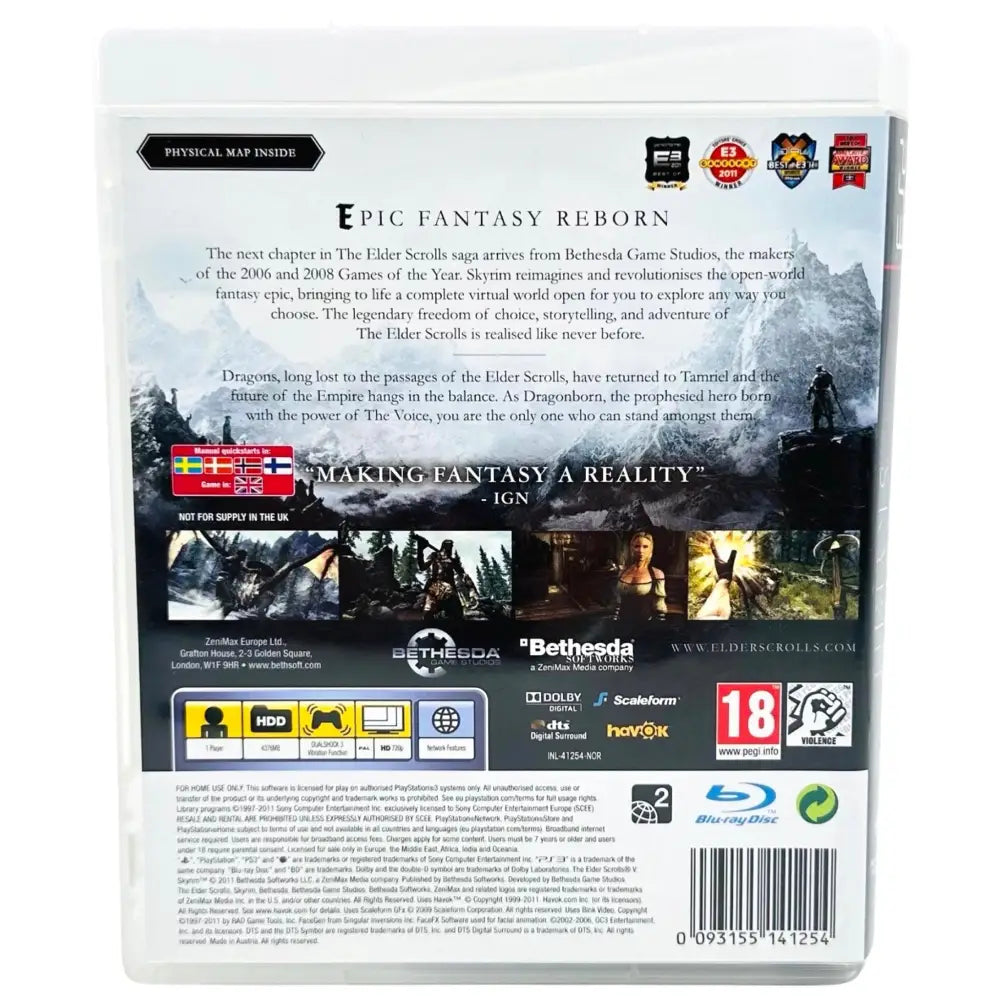 PS3: Elder Scrolls V: Skyrim - RetroGaming.no