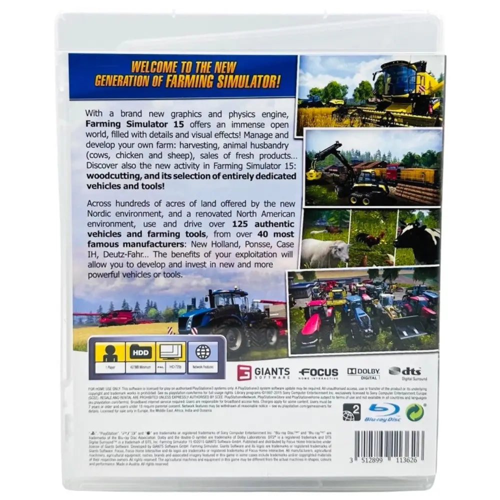 PS3: Farming Simulator 15 - RetroGaming.no