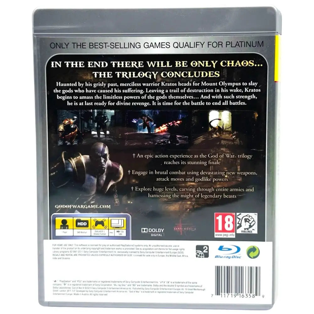 PS3: God Of War III - RetroGaming.no