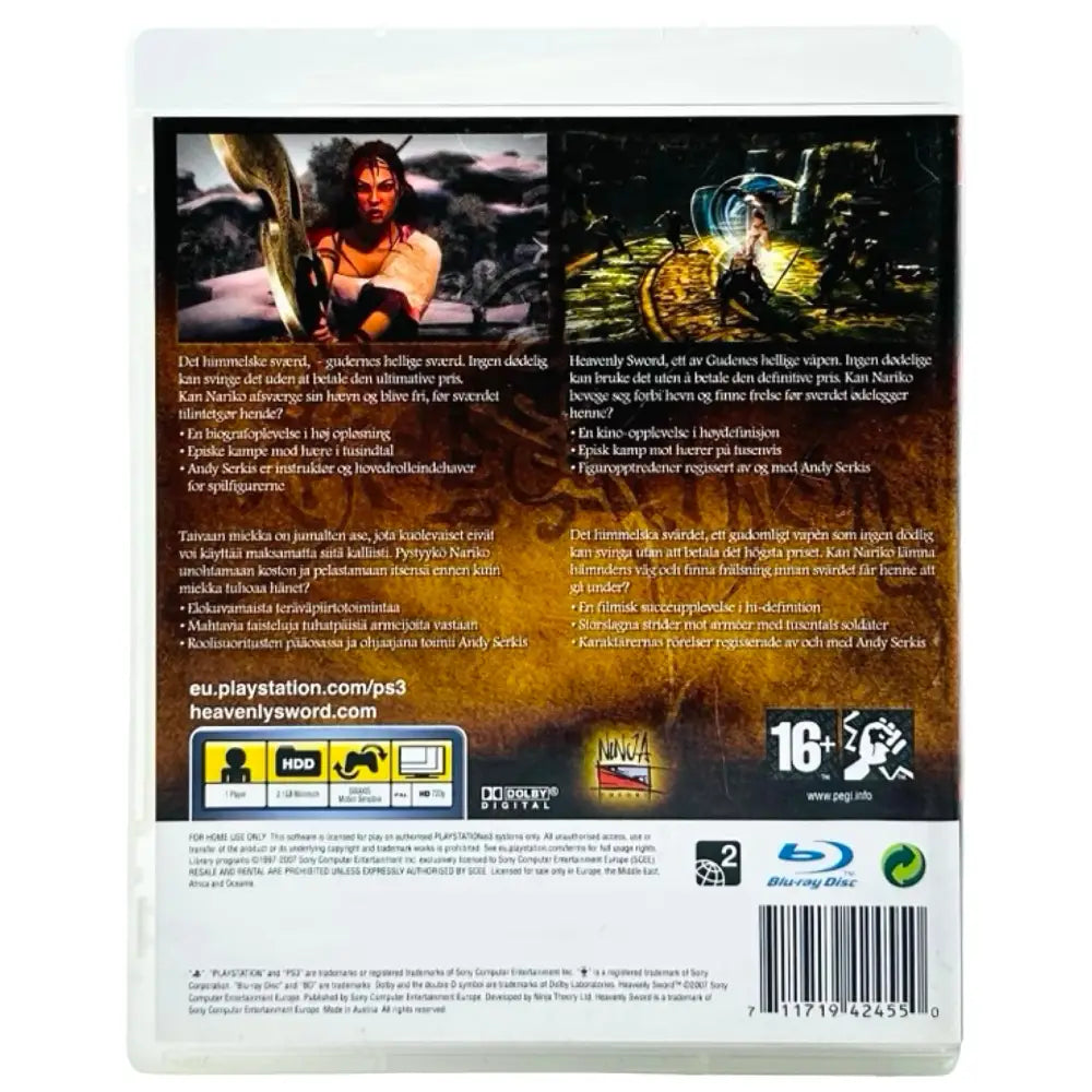 PS3: Heavenly Sword - Spill