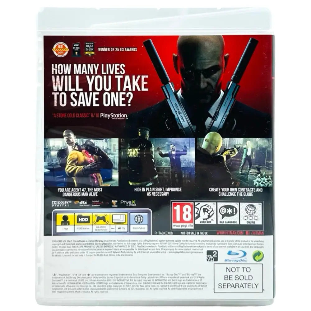PS3: Hitman: Absolution [Professional Edition] - Spill