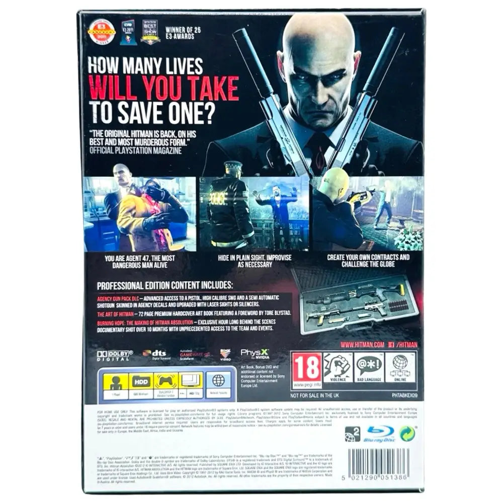 PS3: Hitman: Absolution [Professional Edition] - Spill