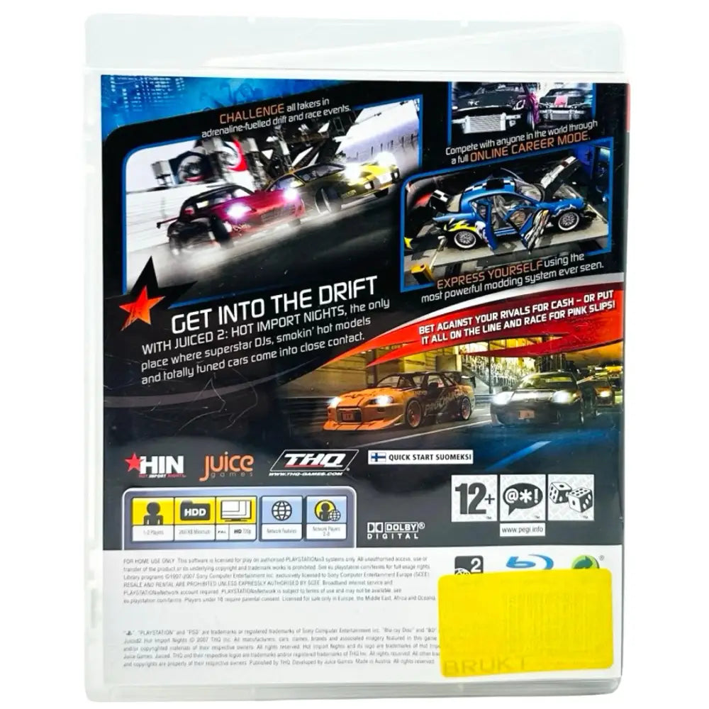 Juiced 2: Hot Import Nights - PlayStation 3 (PS3) Spill