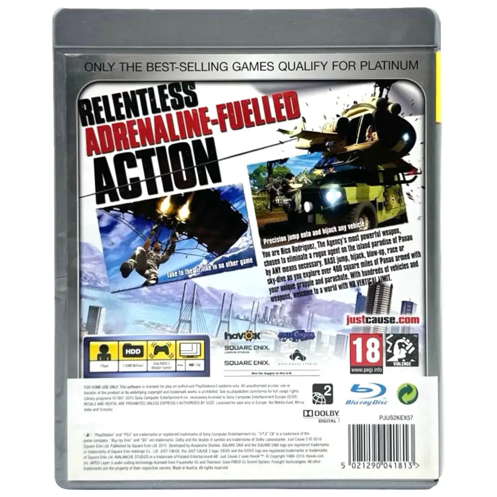 PS3: Just Cause 2 - Spill