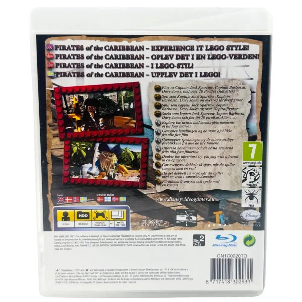 PS3: LEGO Pirates Of The Caribbean: The Video Game - RetroGaming.no
