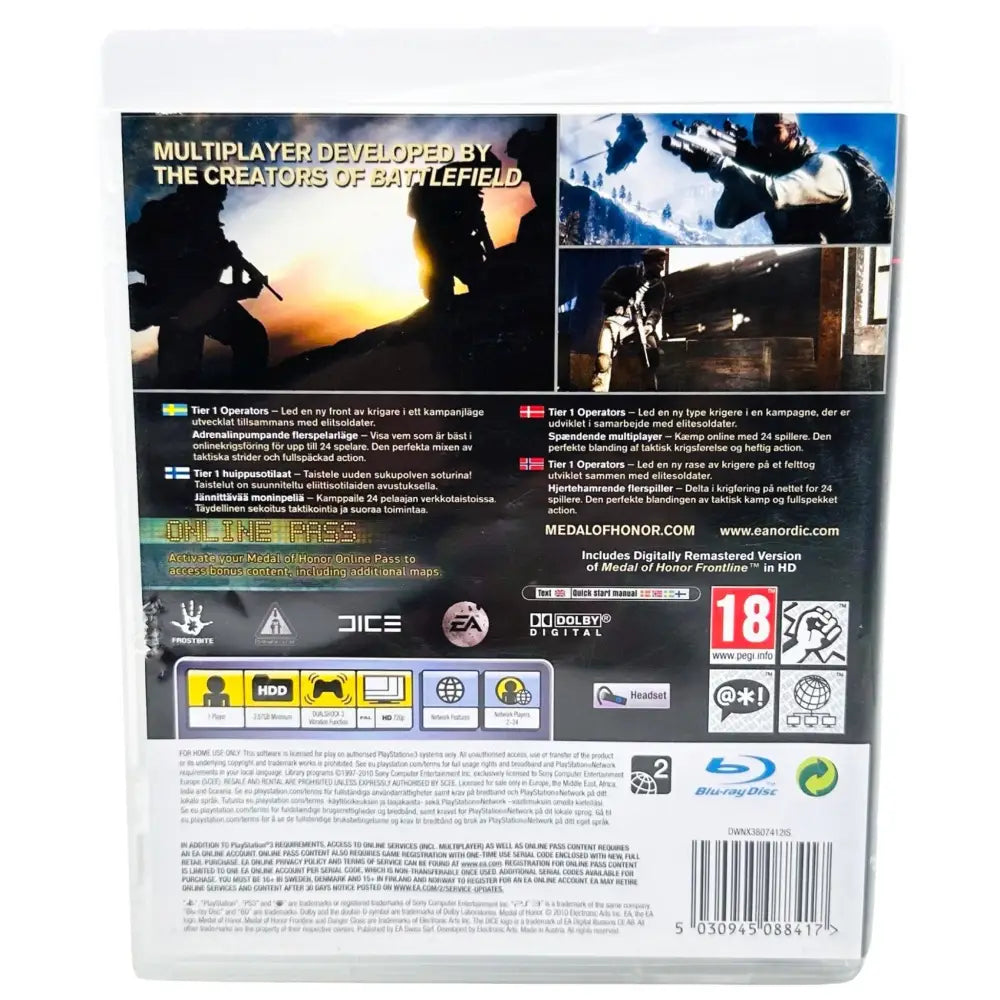 PS3: Medal Of Honor - RetroGaming.no