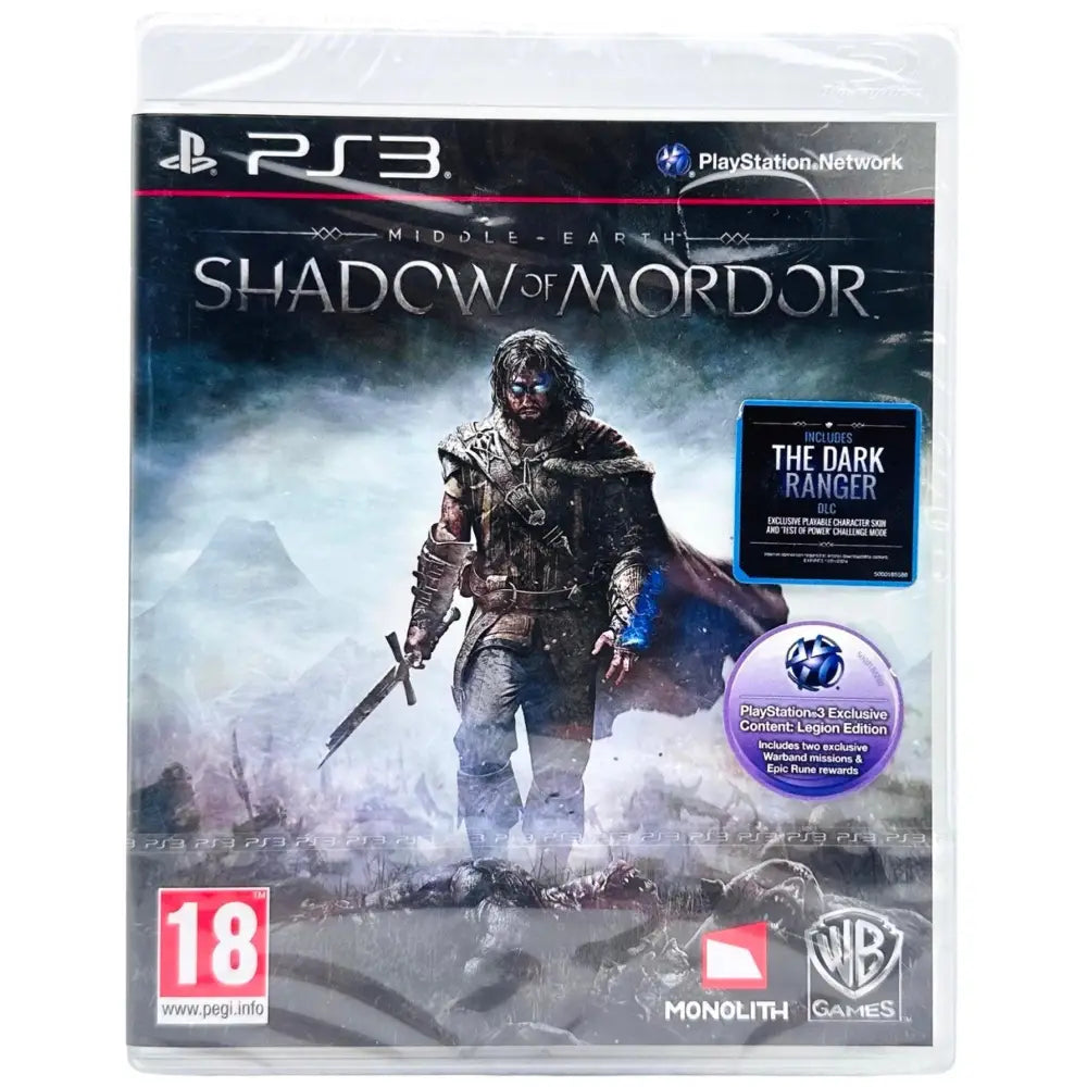 PS3: Middle Earth: Shadow Of Mordor (Nytt/Forseglet) - RetroGaming.no