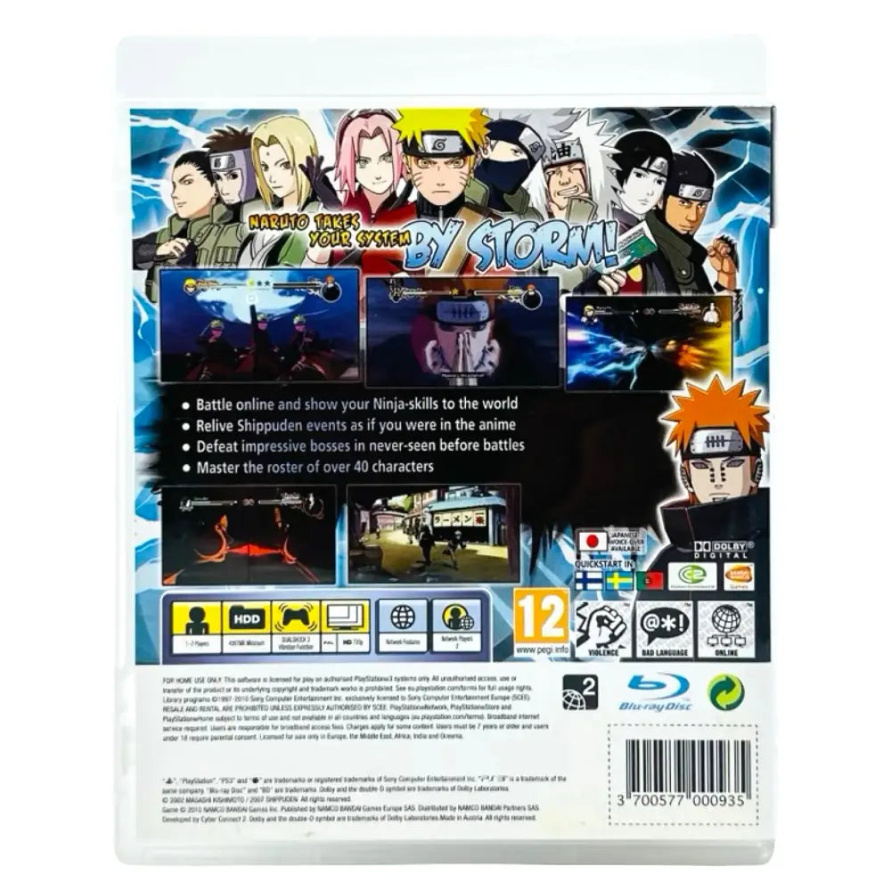 PS3: Naruto Shippuden: Ultimate Ninja Storm 2 - Spill
