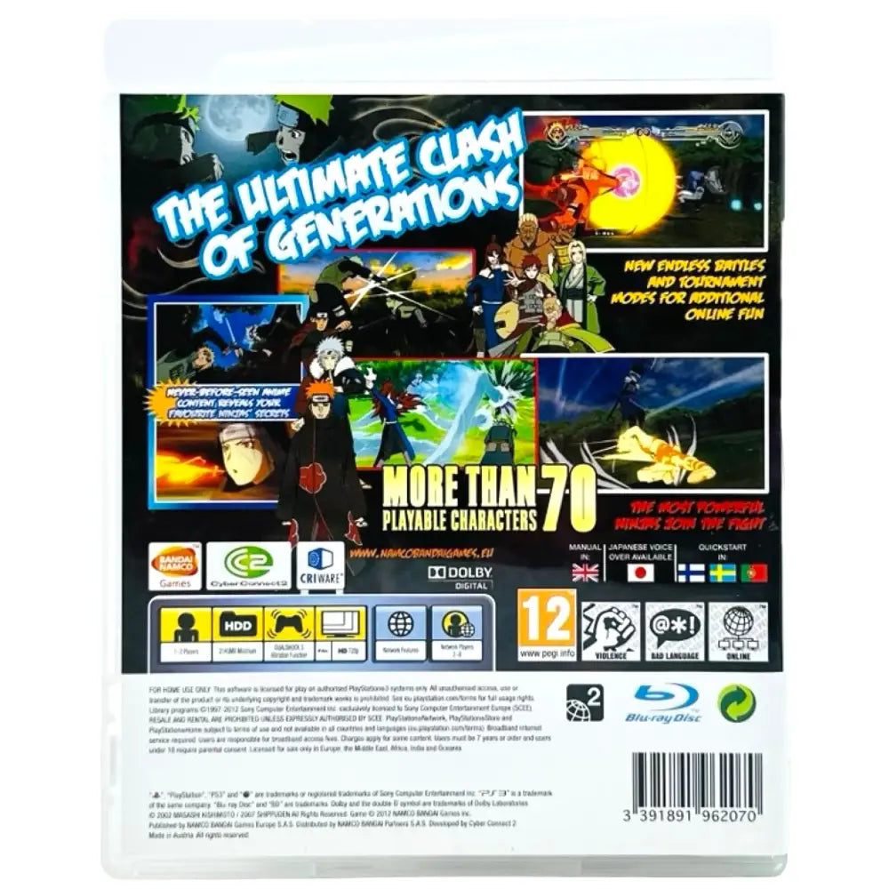 PS3: Naruto Shippuden: Ultimate Ninja Storm Generations - Spill
