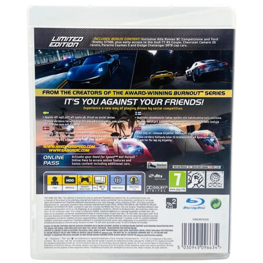 PS3: Need For Speed: Hot Pursuit - RetroGaming.no
