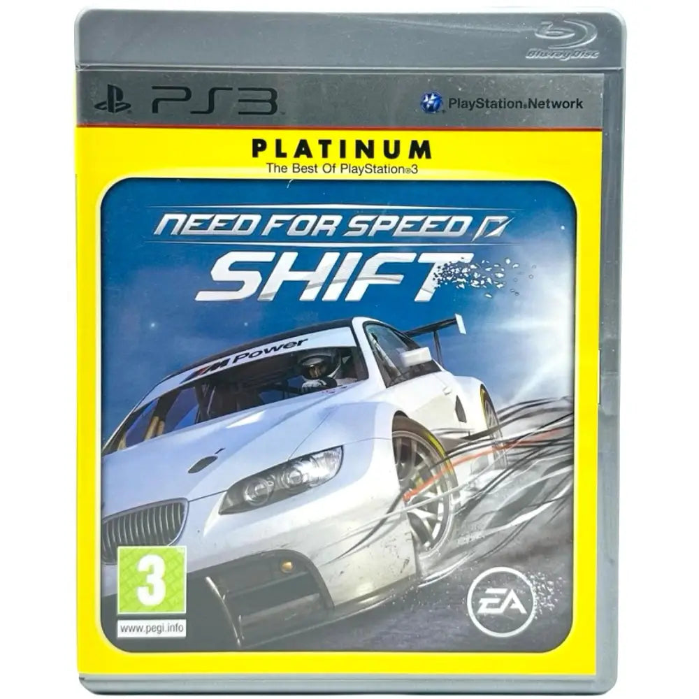 PS3: Need For Speed: Shift - Cover - Manual - Spill/Disk / Platinum - Spill