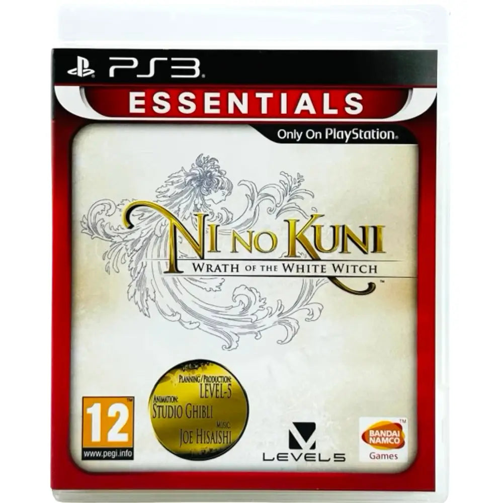 PS3: Ni No Kuni Wrath Of The White Witch - Cover - Manual - Spill/Disk / Essentials - Spill