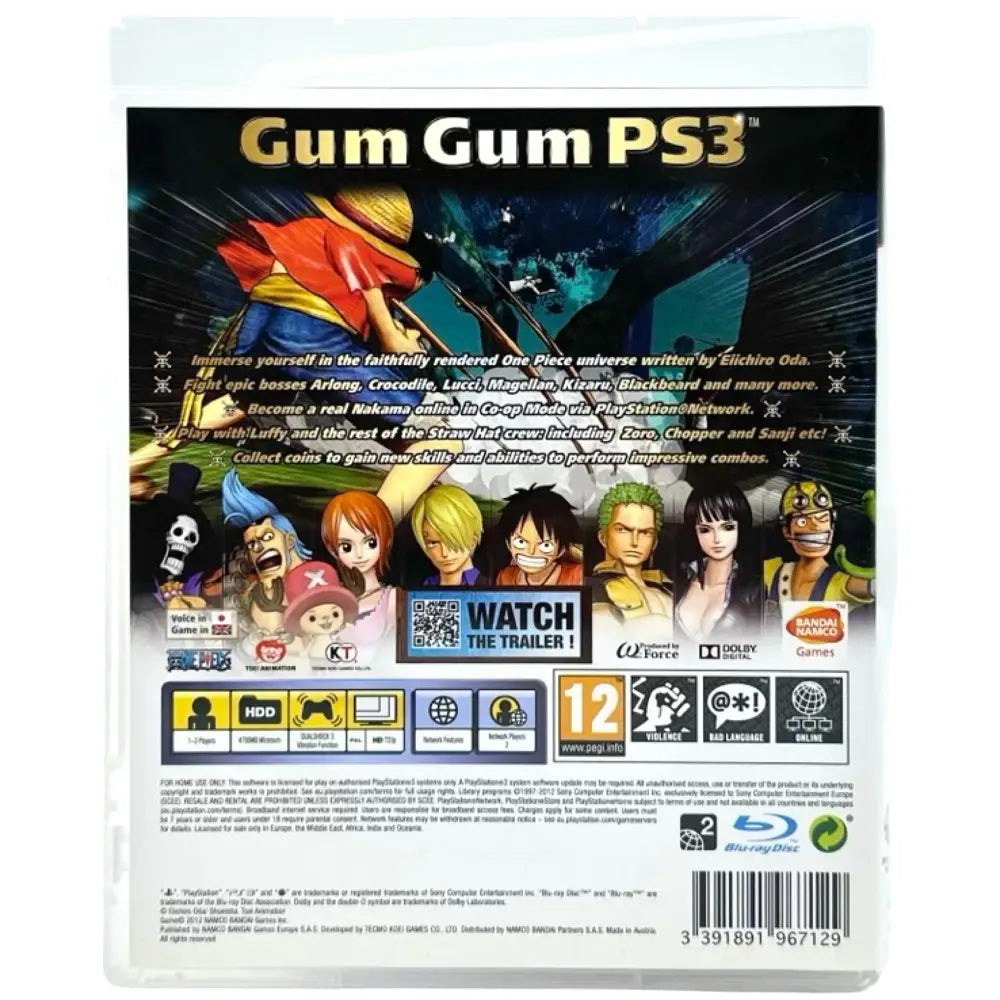 PS3: One Piece: Pirate Warriors - Spill