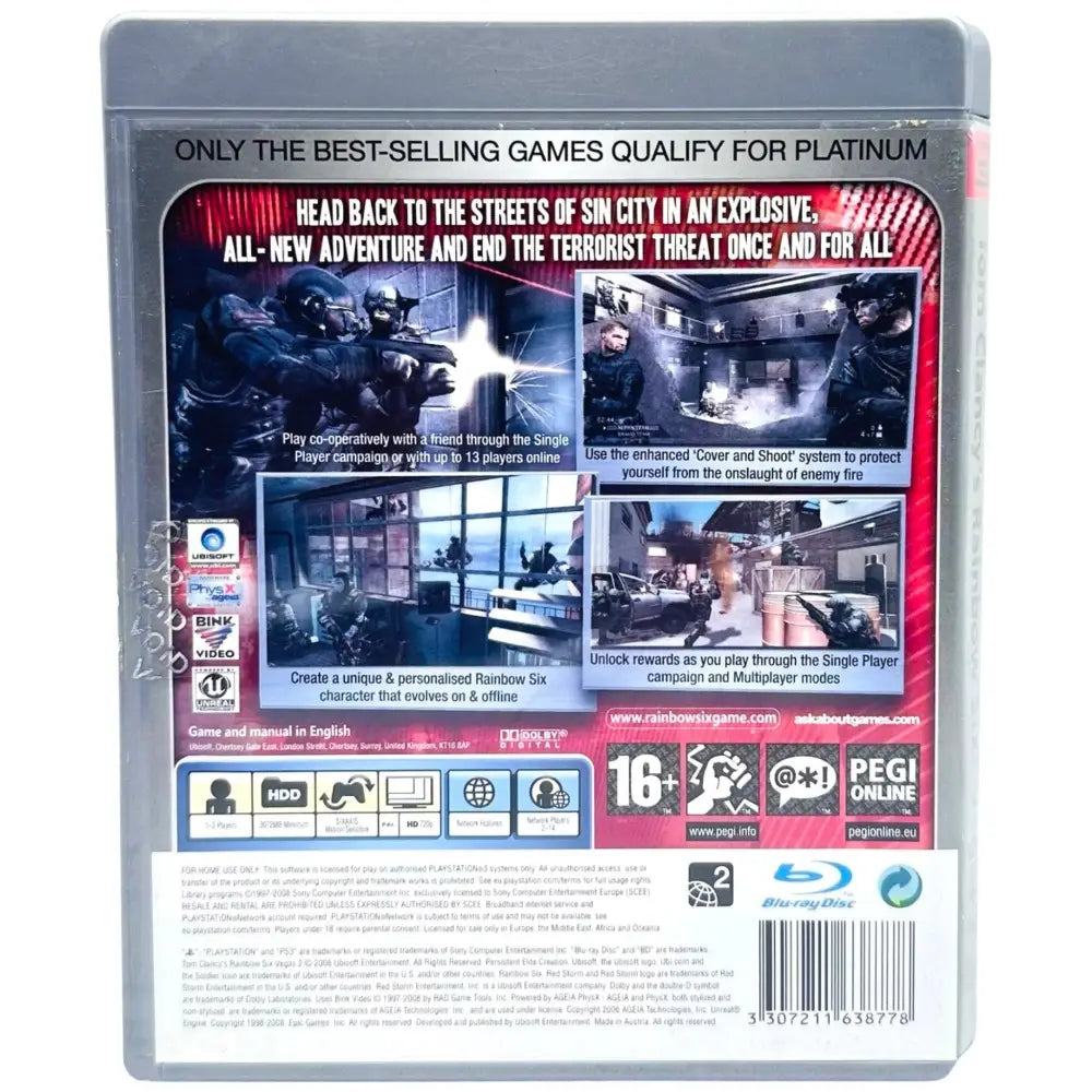 PS3: Rainbow Six: Vegas 2 - RetroGaming.no