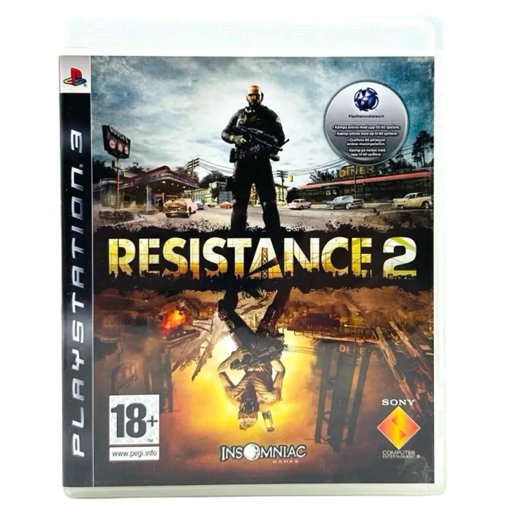 PS3: Resistance 2 - Cover - Manual - Spill/Disk / Standard - Spill