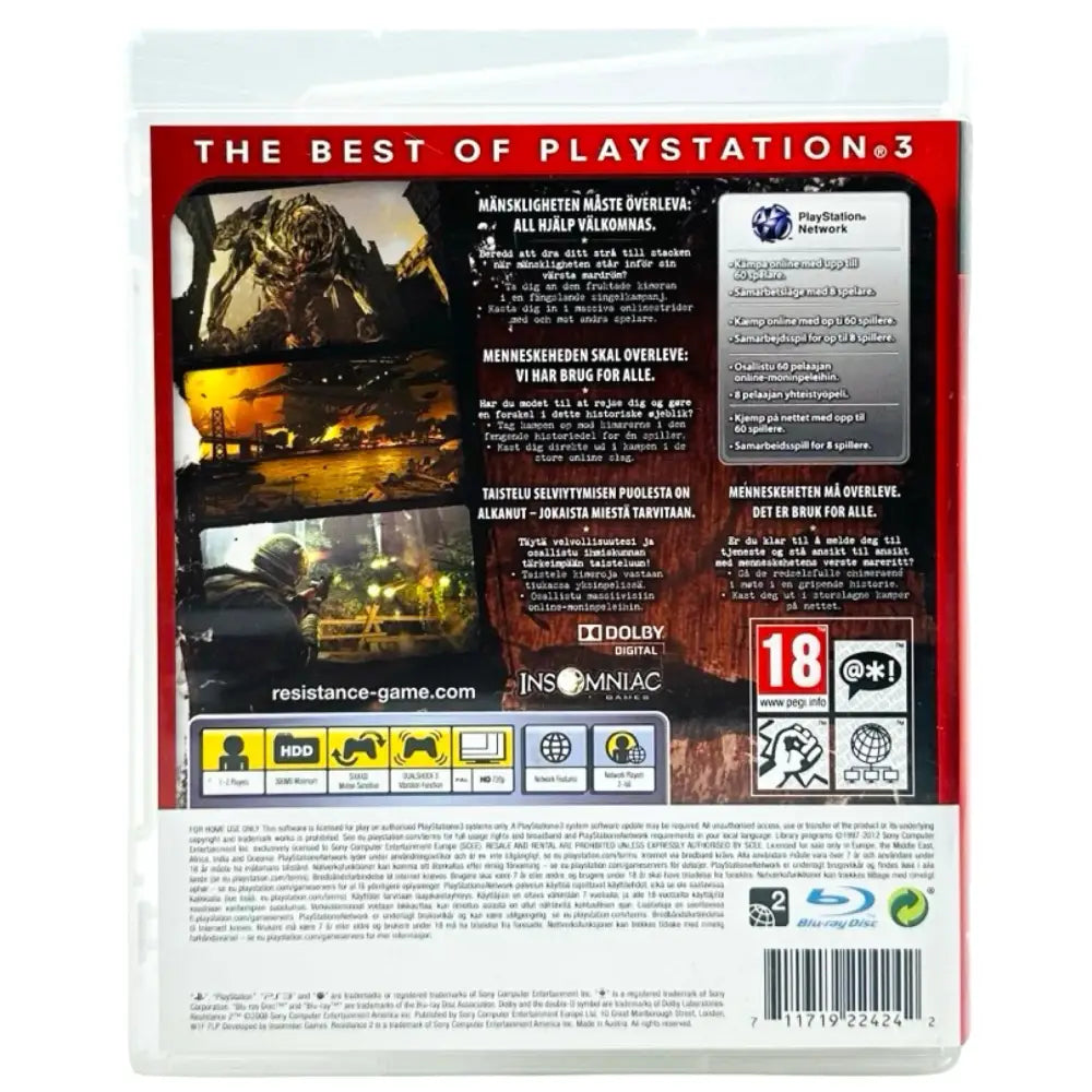 PS3: Resistance 2 - Spill