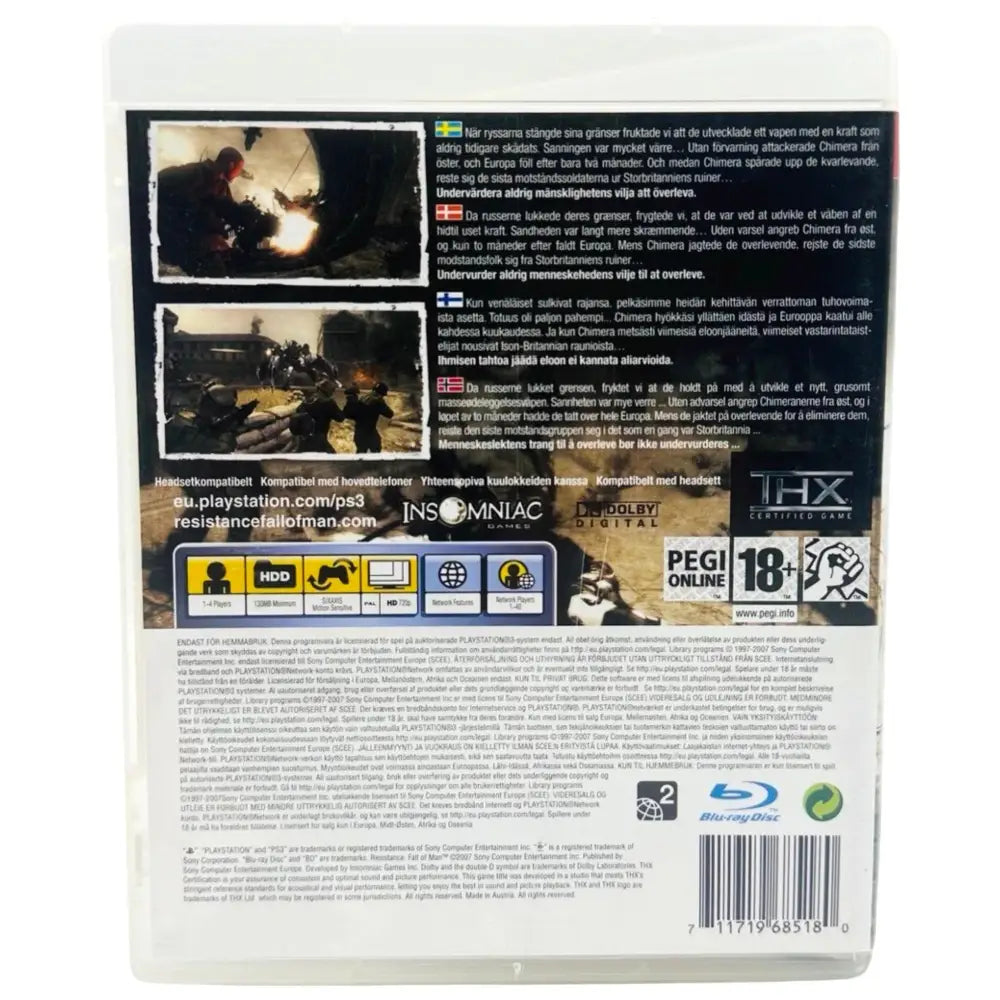 PS3: Resistance: Fall Of Man - RetroGaming.no