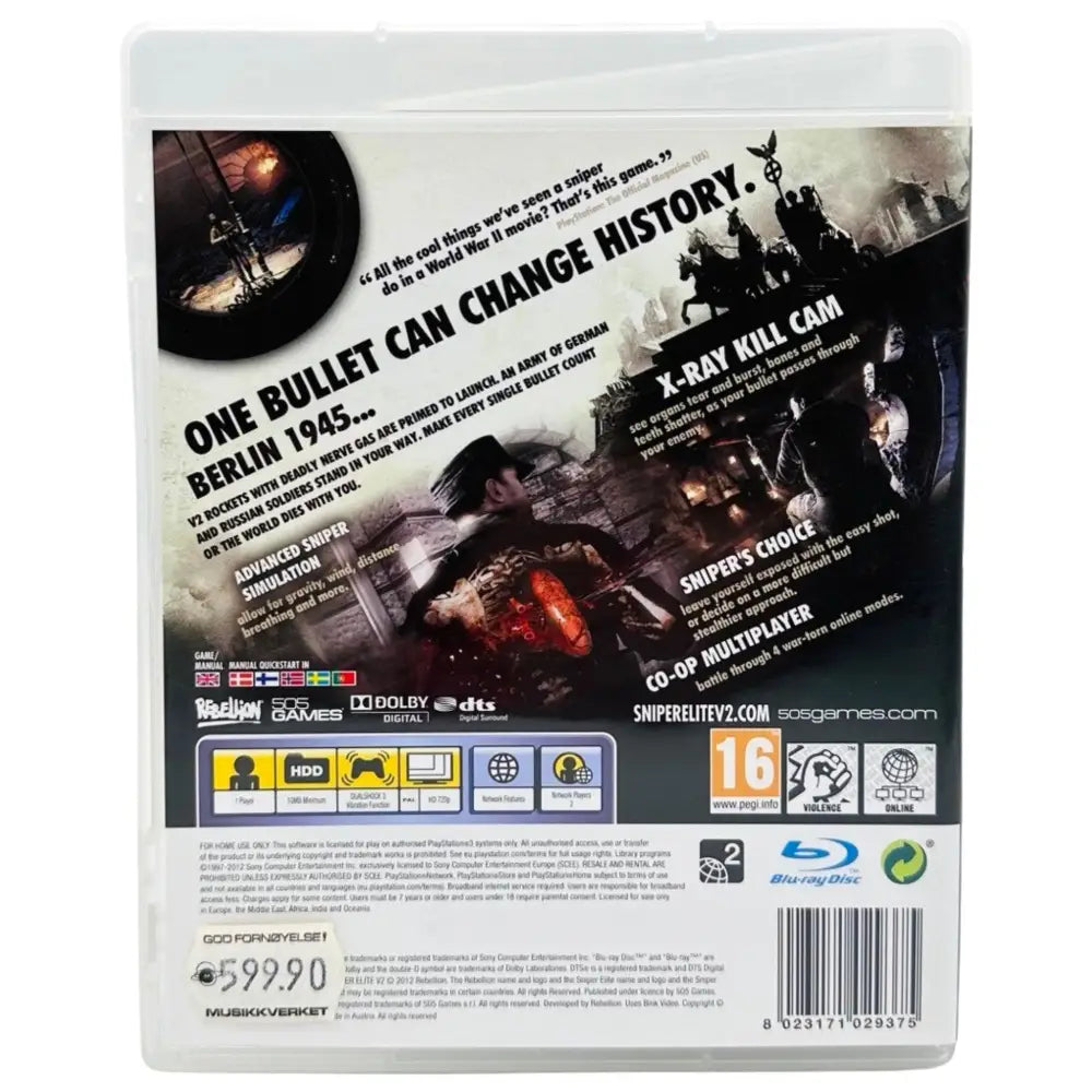PS3: Sniper Elite V2 - RetroGaming.no