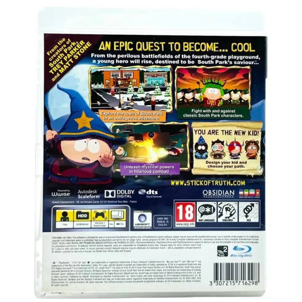 South Park: The Stick Of Truth - PlayStation 3 (PS3) Spill