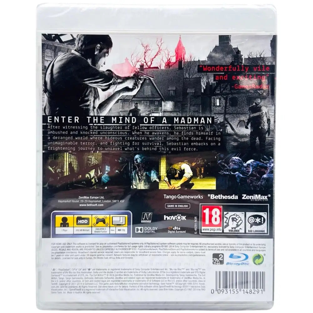 PS3: The Evil Within (Nytt/Forseglet) - RetroGaming.no