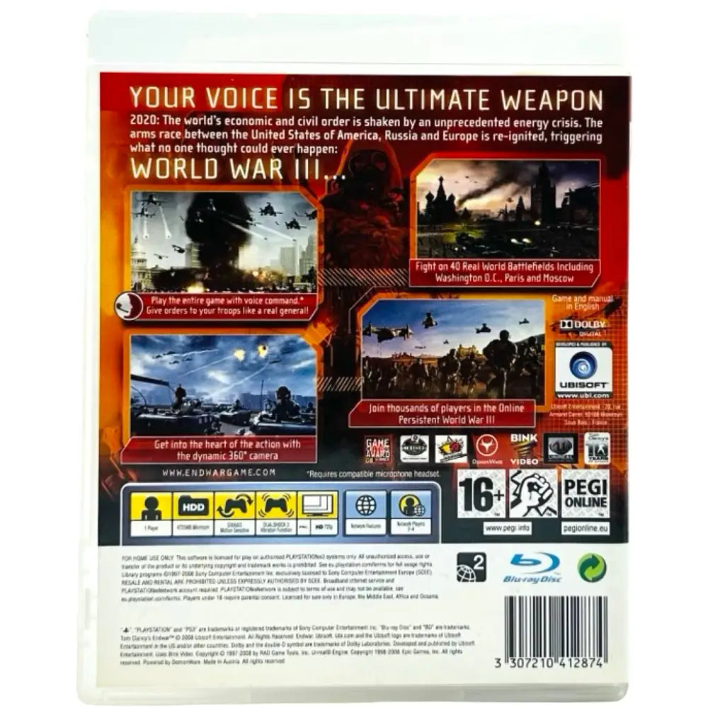 PS3: Tom Clancy’s EndWar - Spill
